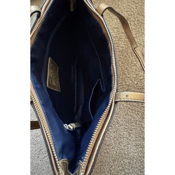 Coach Signature Tote Bag Y2K Monogram Rainbow Stripe Legacy Old Money Classic - Picture 4 of 8